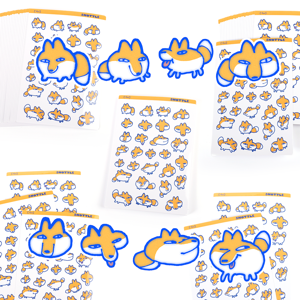 FOX STICKER SHEET