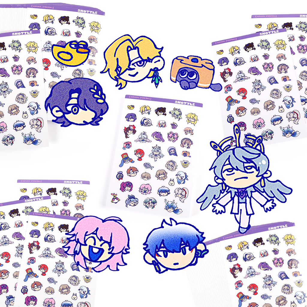 HONKAI STICKER SHEET