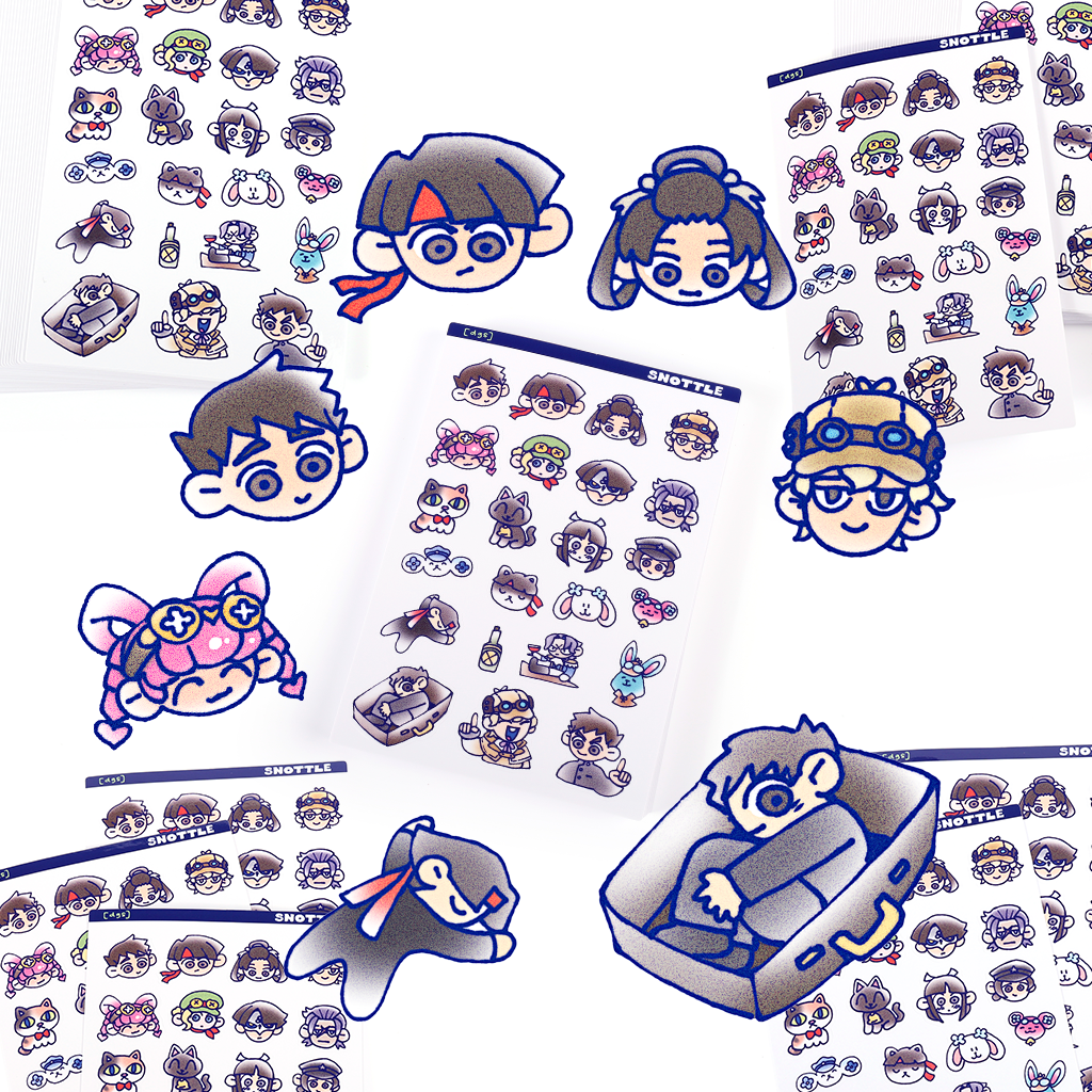 DGS STICKER SHEET