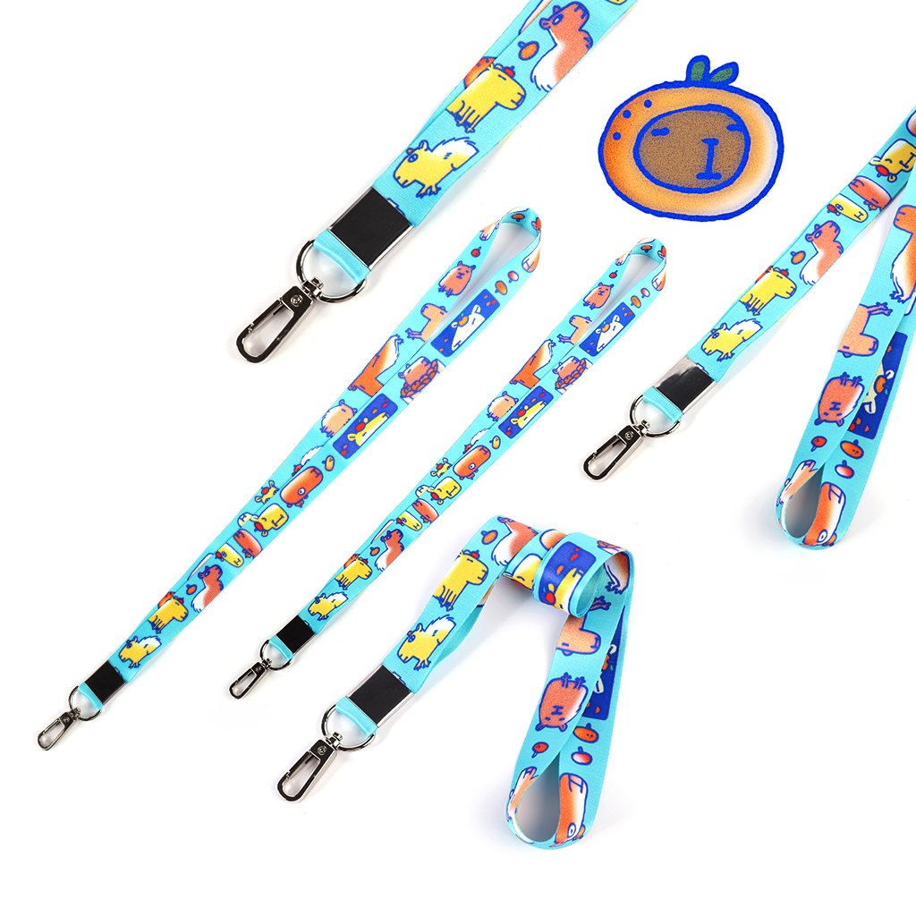 CAPYBARA LONG LANYARD
