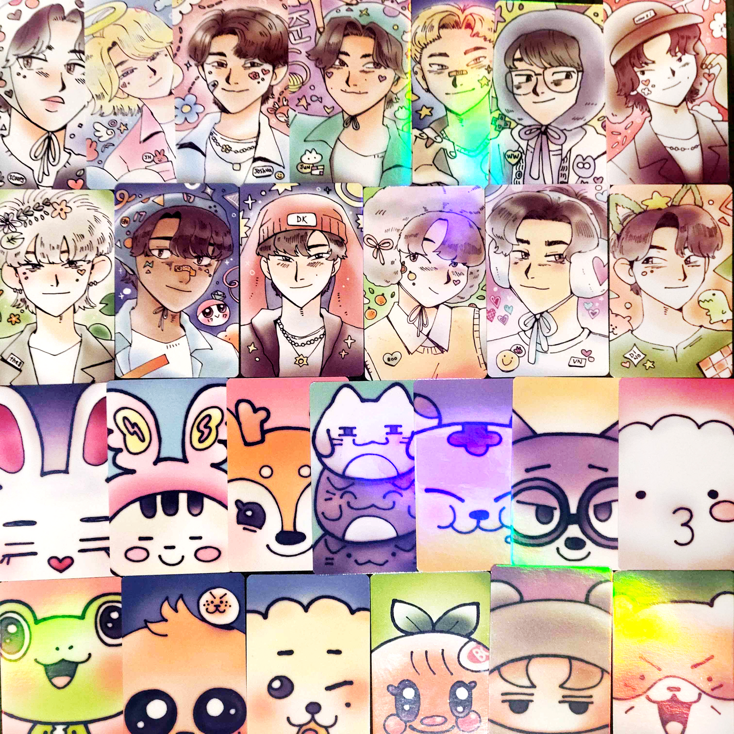 SEVENTEEN AND MINITEEN PHOTOCARDS