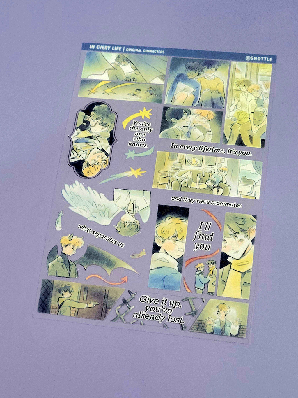 IN EVERY LIFE OC STICKER SHEET