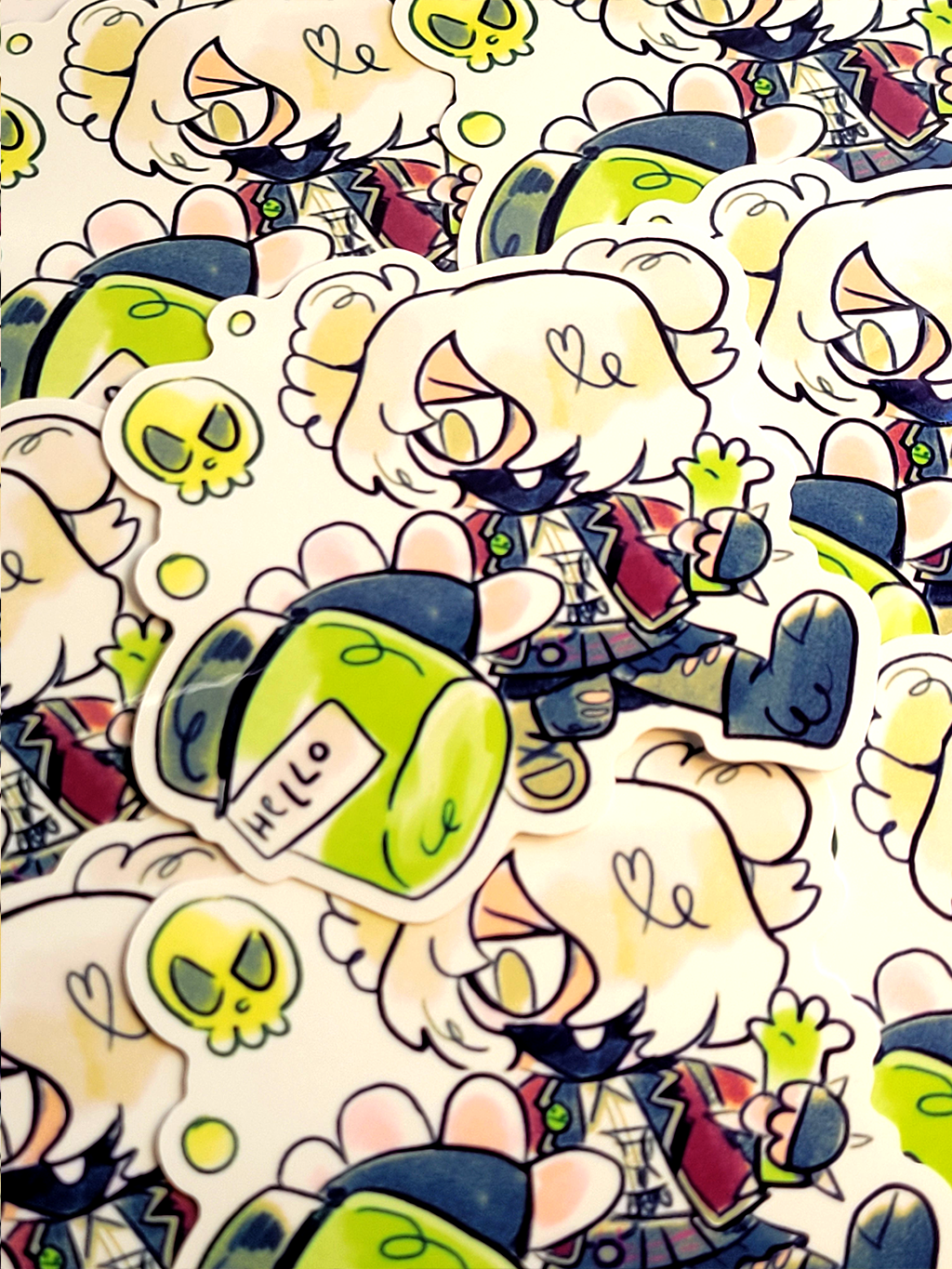GRAVES DIE CUT STICKER
