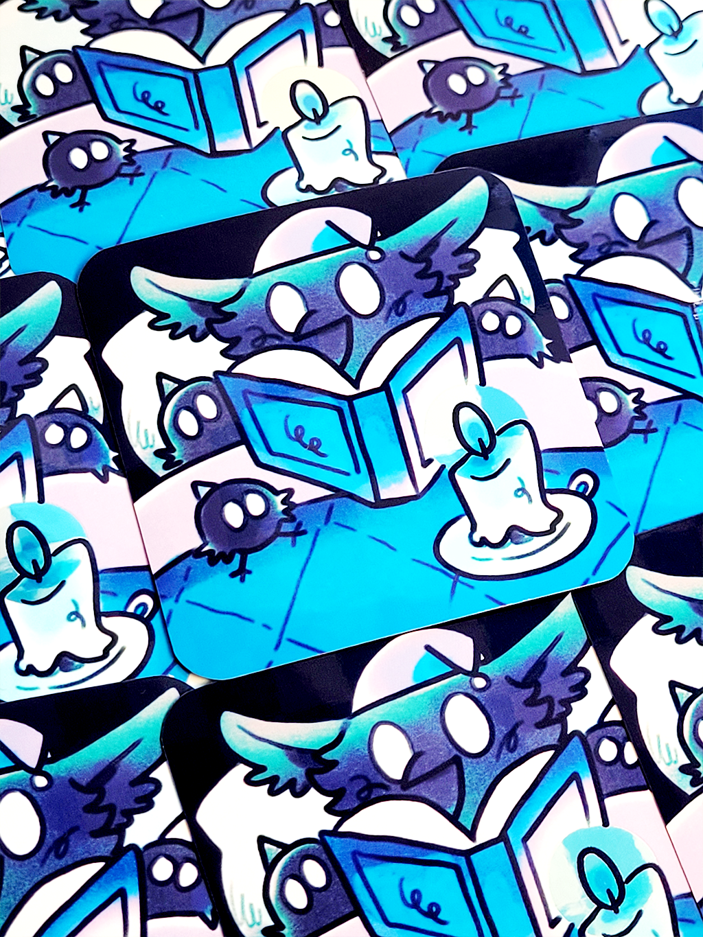 REM SHINY SQUARE STICKER