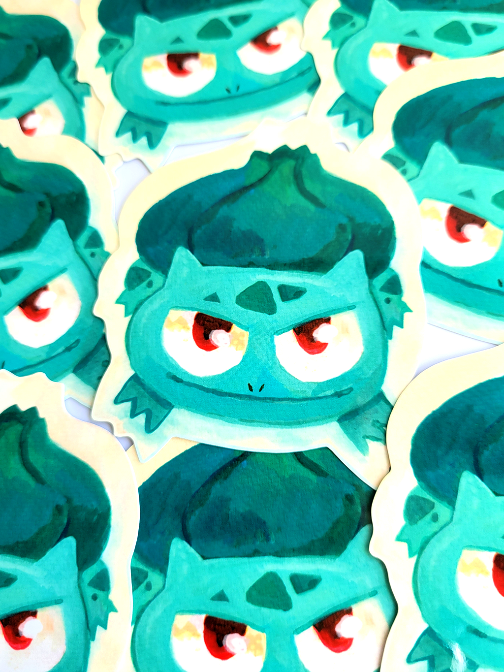 BULBASAURS DIE CUT STICKER