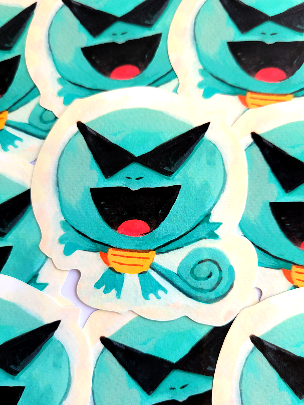 SQUIRTLE DIE CUT STICKER