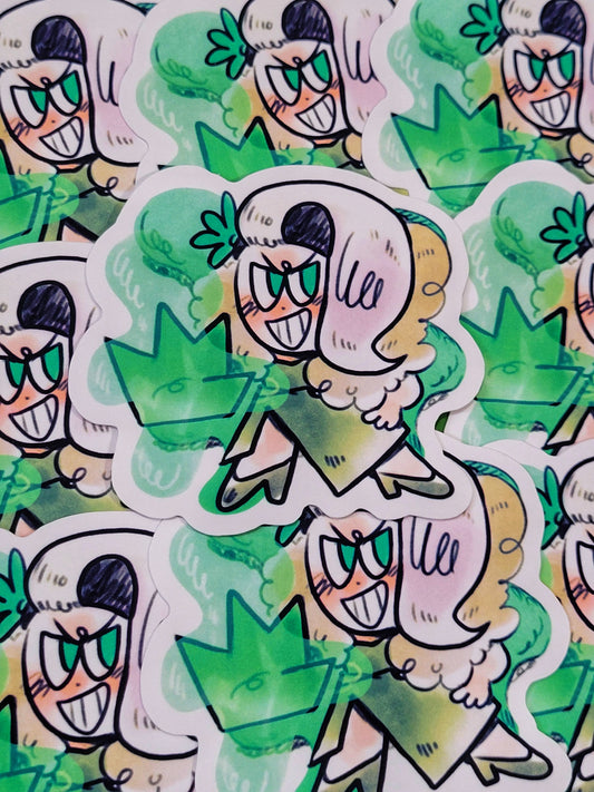 LADY GEIST DIE CUT STICKER
