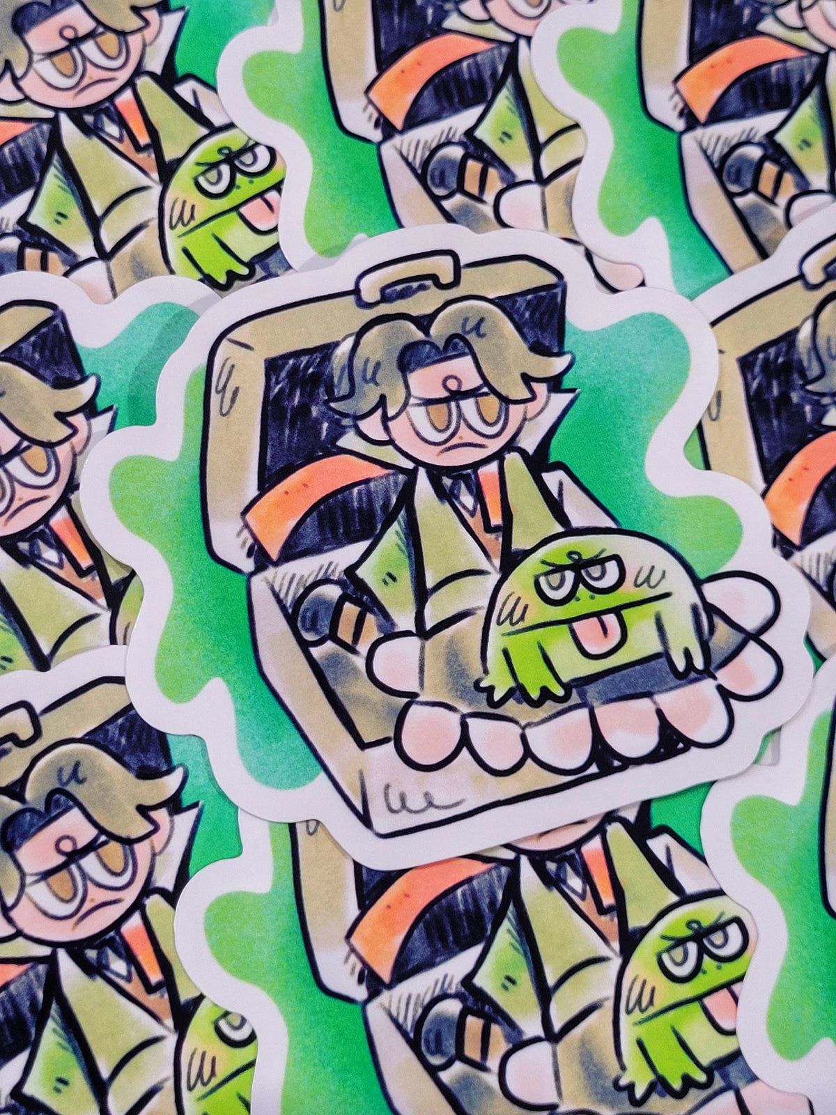 POCKET DIE CUT STICKER