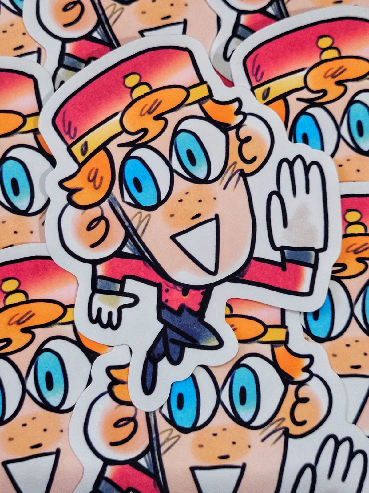 DOORMAN EYES OPEN DIE CUT STICKER