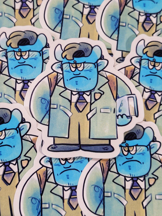 ABRAMS DIE CUT STICKER