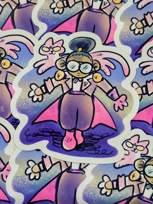 CALICO DIE CUT STICKER