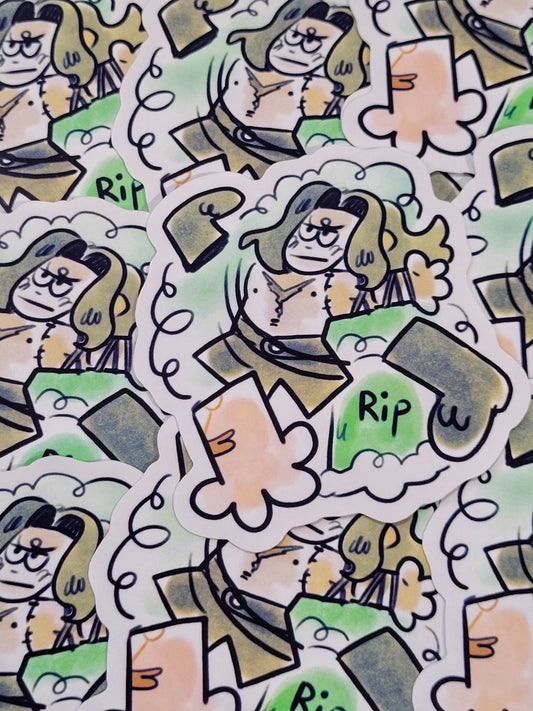 VICTOR DIE CUT STICKER