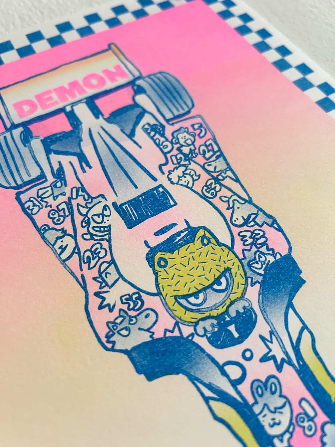 SPEED DEMON - 8.5x11 RISO PRINT