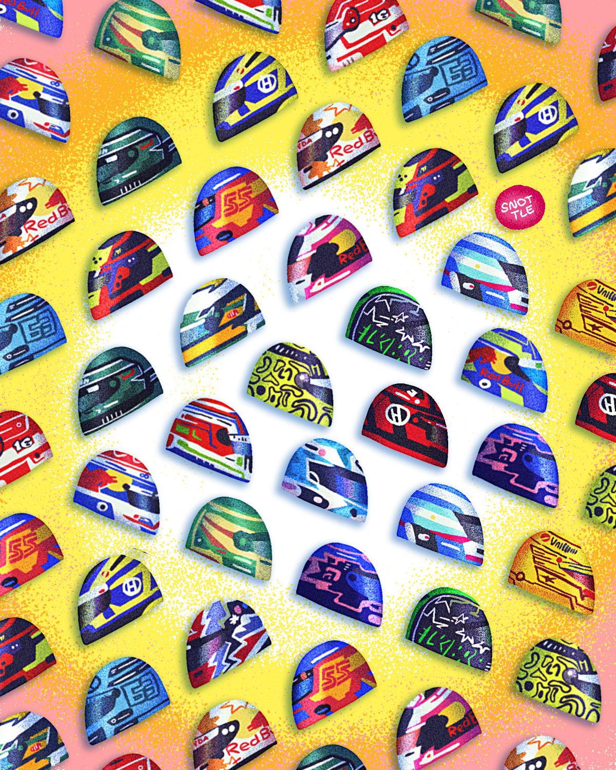 F1 STICKER SHEET