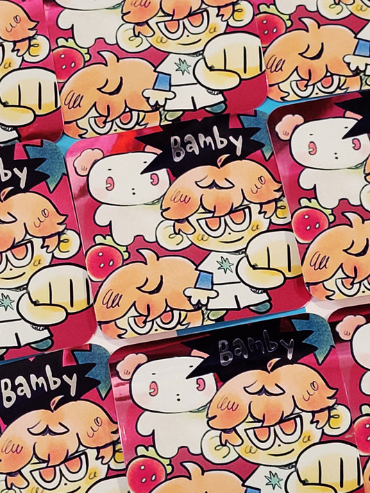 BAMBY - PLAVE STICKER