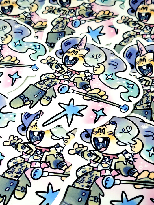 CELESTE DIE CUT STICKER