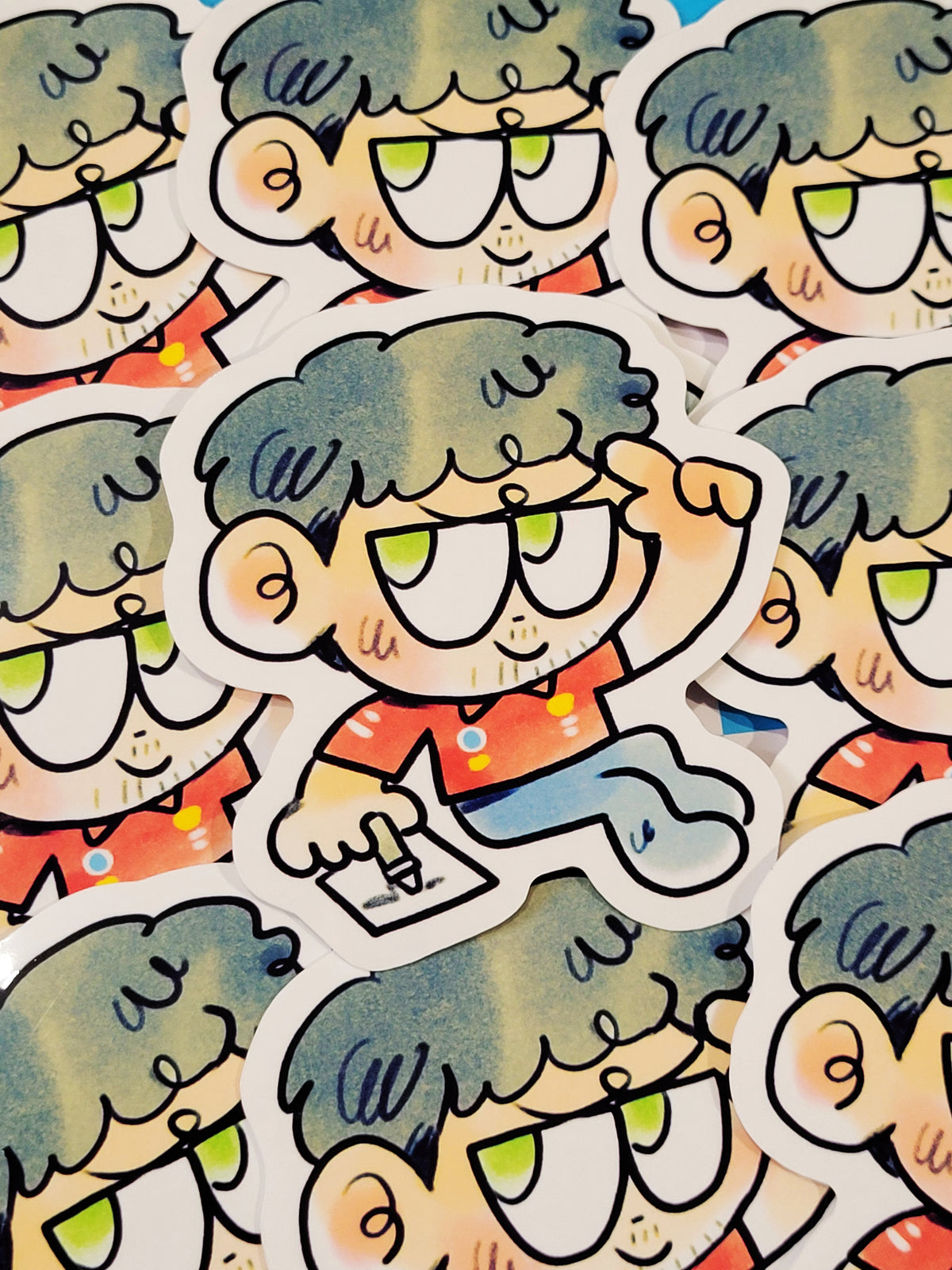 LIL CHARLES SIGNING - F1 DIE CUT STICKER