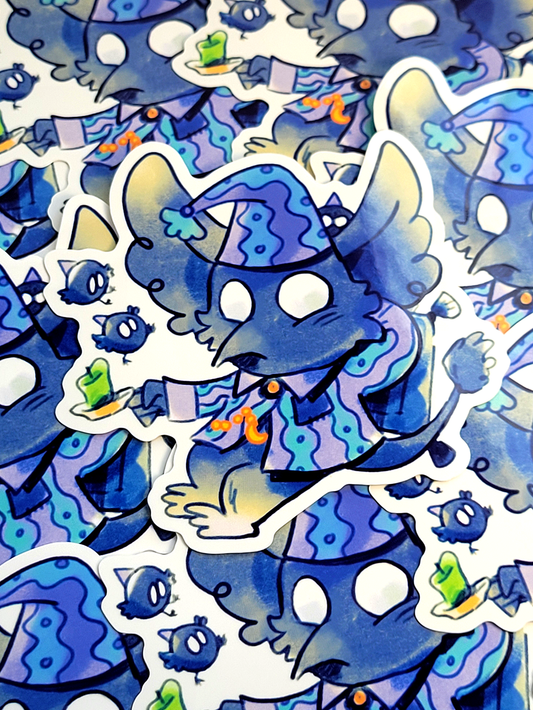 REM DIE CUT STICKER