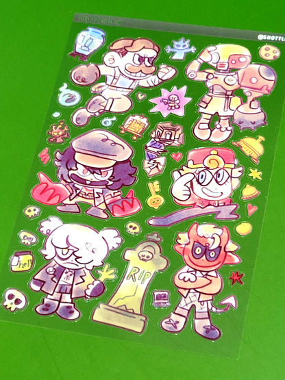 DEADLOCK CLEAR STICKER SHEET