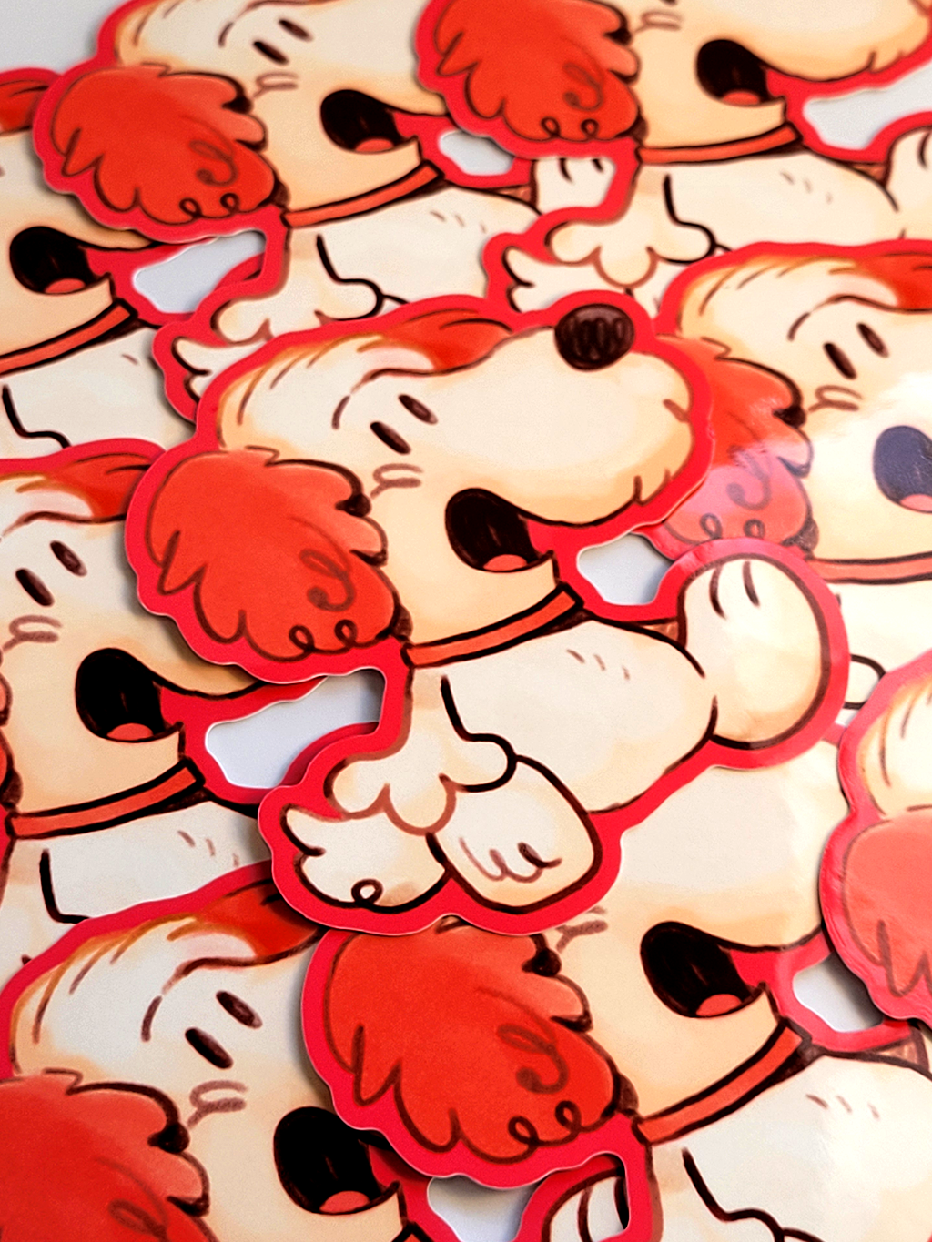 ANDY THE DOG DIE CUT STICKER