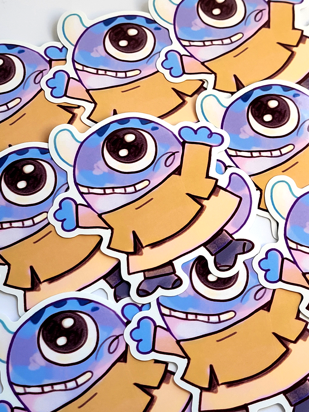 LIL LIZARD KING DIE CUT STICKER
