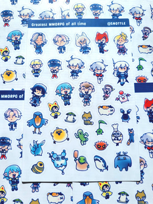 GREATEST MMO OF ALL TIME STICKER SHEET