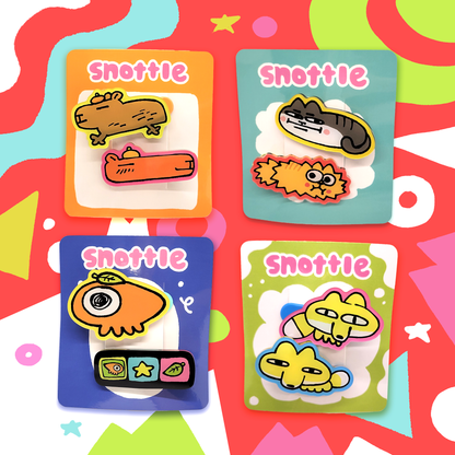 ACRYLIC HAIRCLIPS