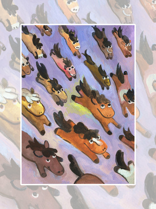 WILD WILD HORSES - 5X7 PRINT