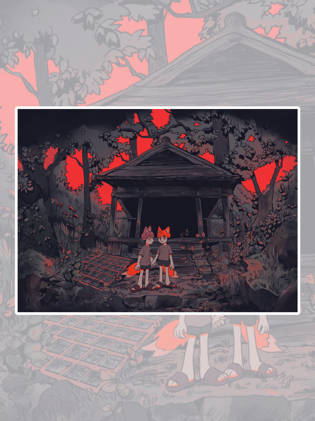 FOX FOREST - 5X7 PRINT
