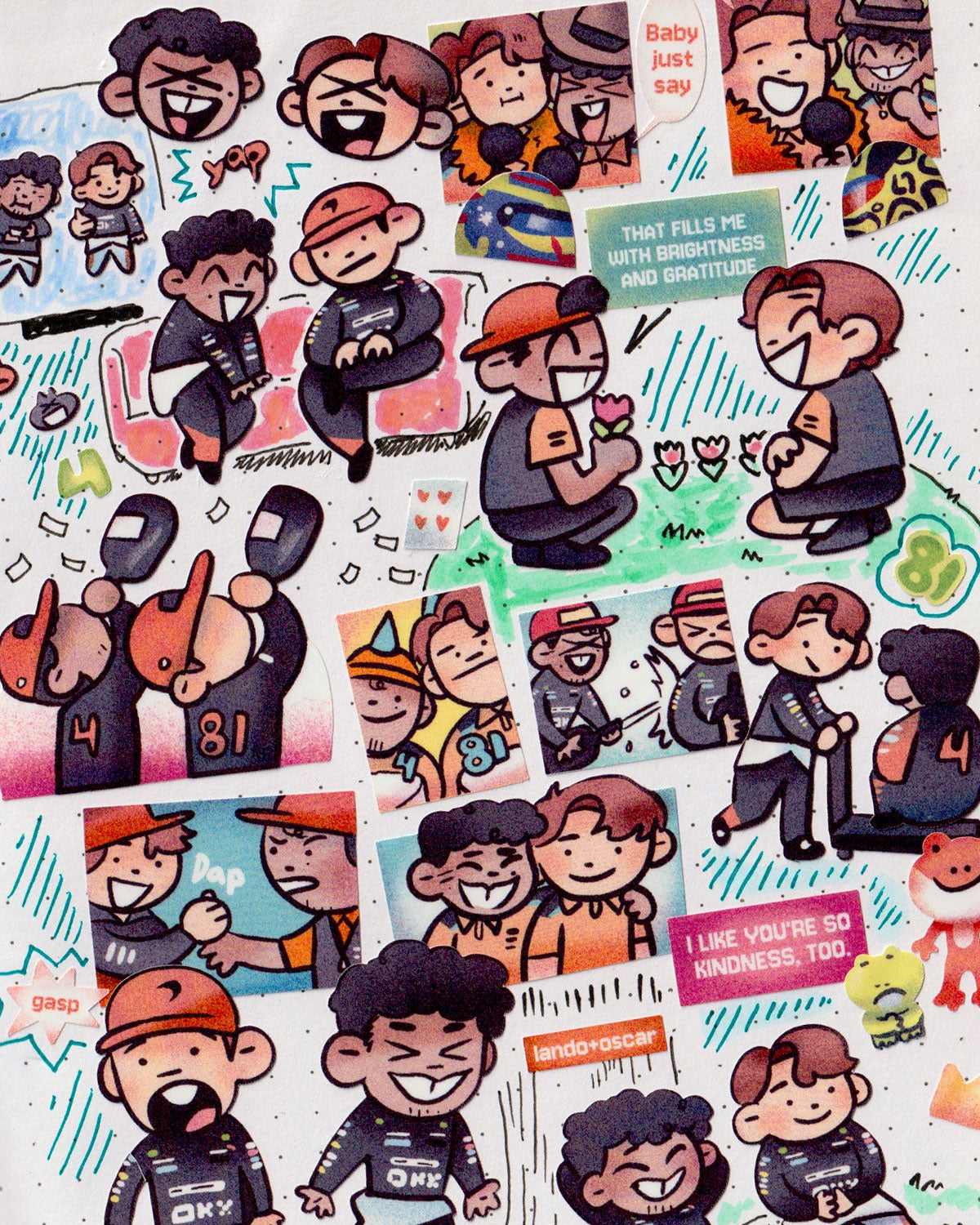 F1 STICKER SHEET