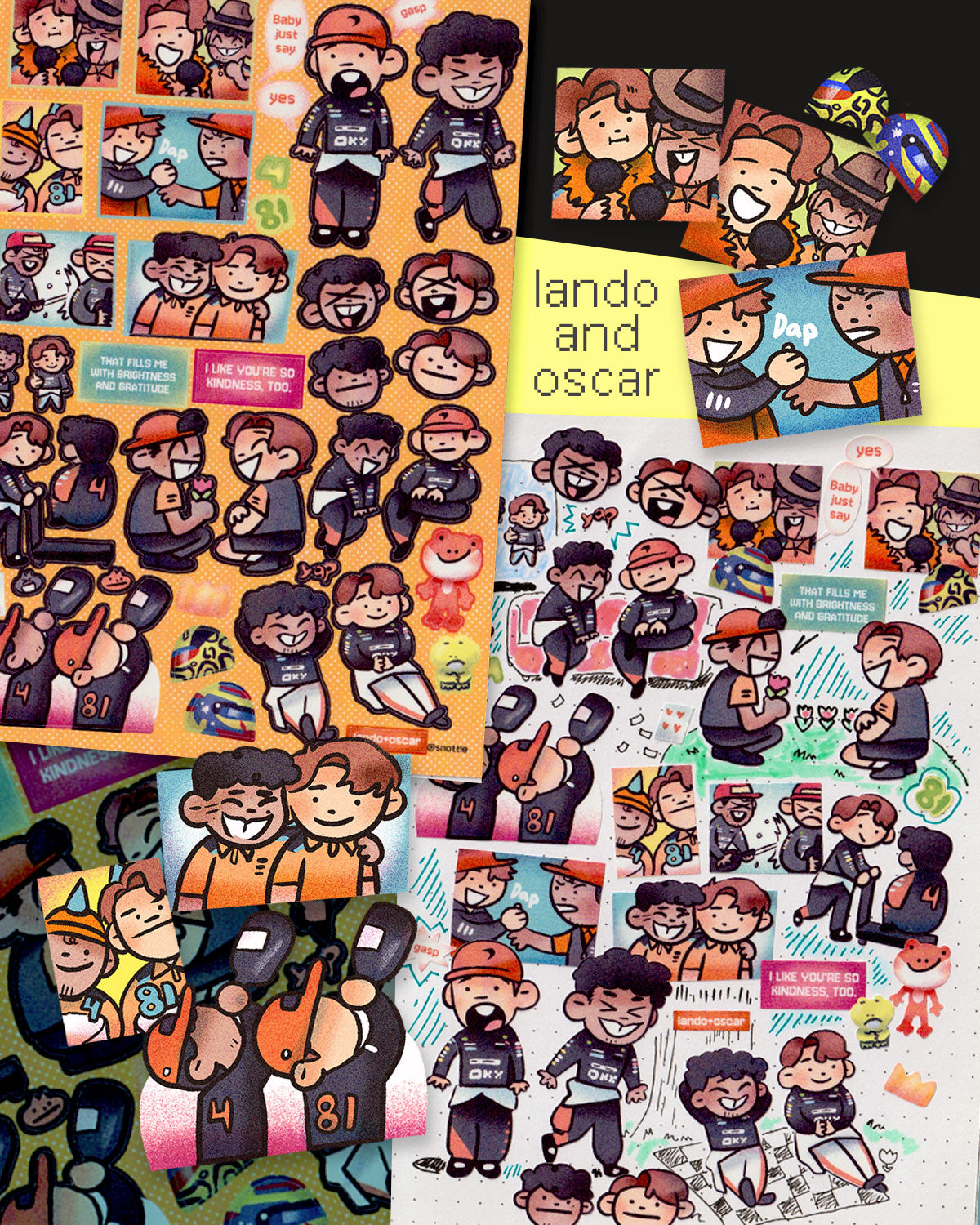 F1 STICKER SHEET