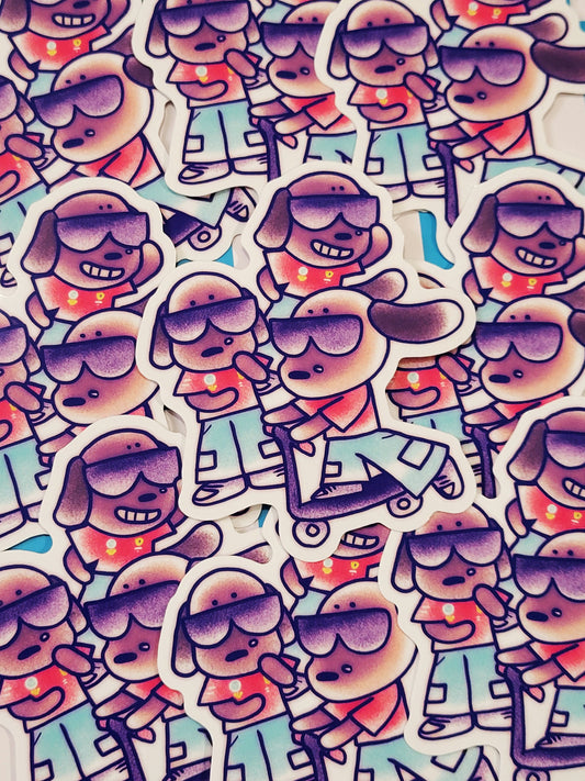 HAMILDOG - F1 DIE CUT STICKER