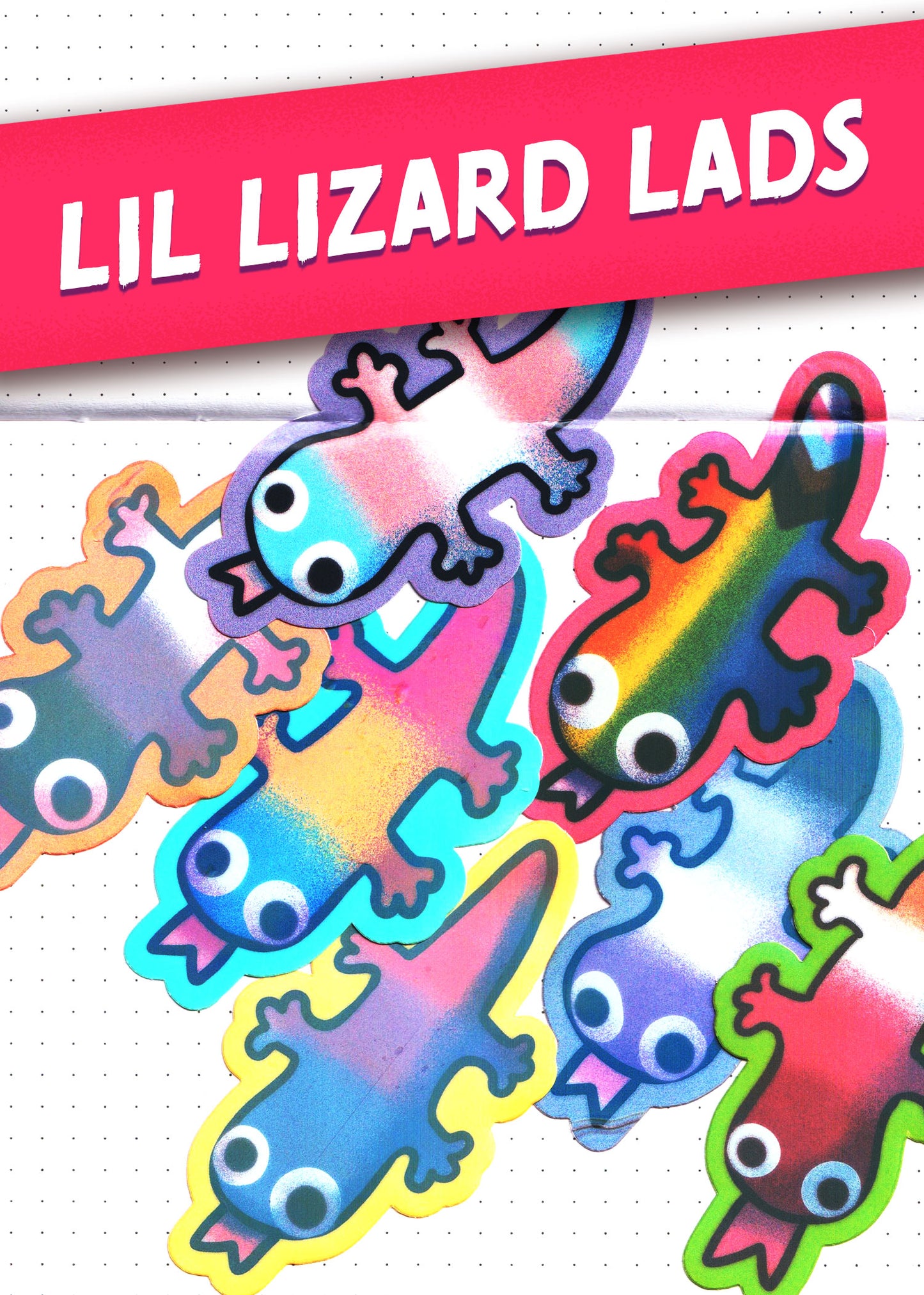 PRIDE LIZARD STICKERS