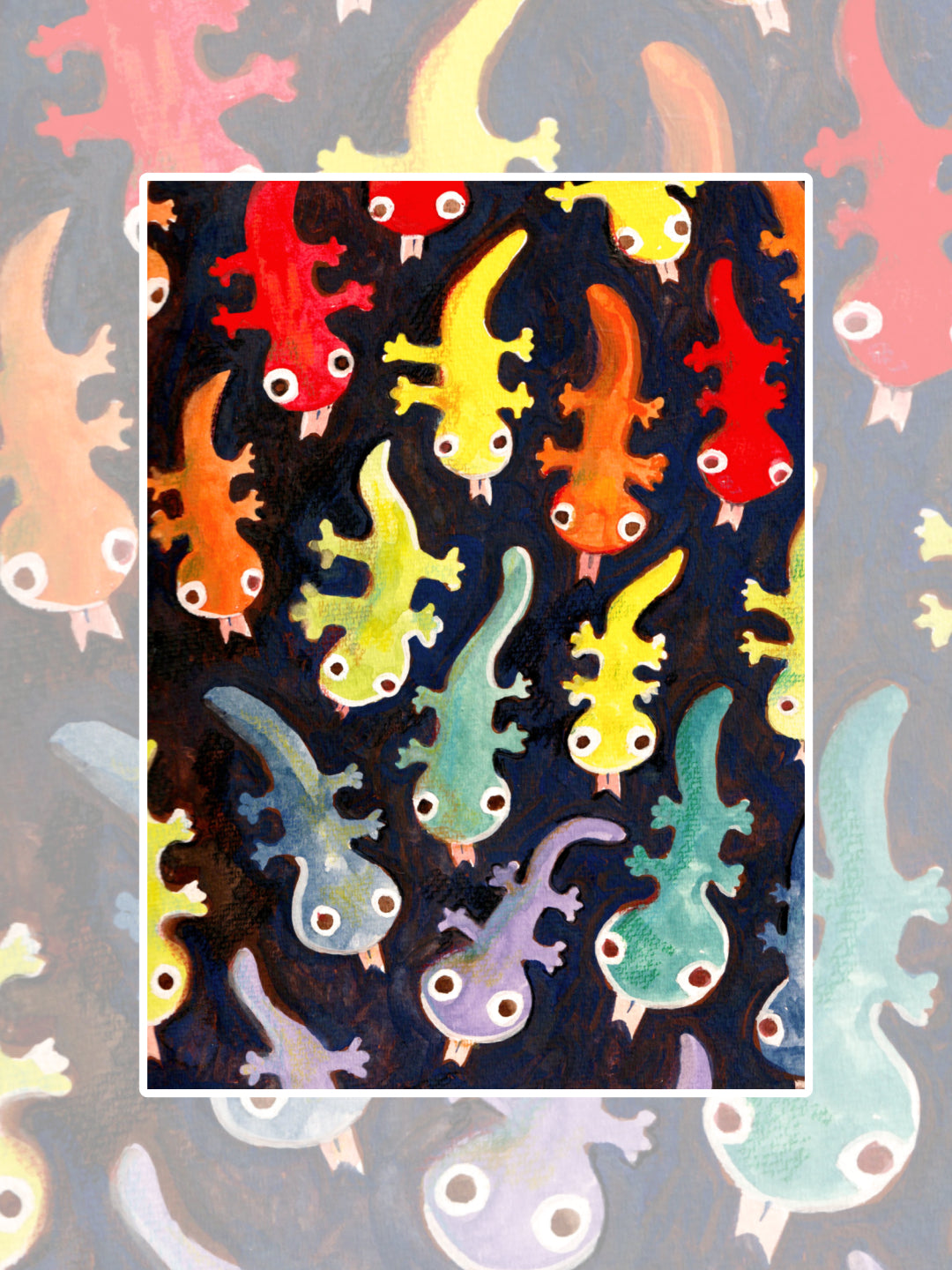 LIZARDS  - 5X7 PRINT