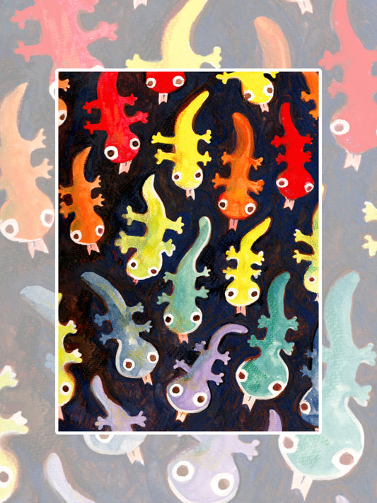 LIZARDS  - 5X7 PRINT