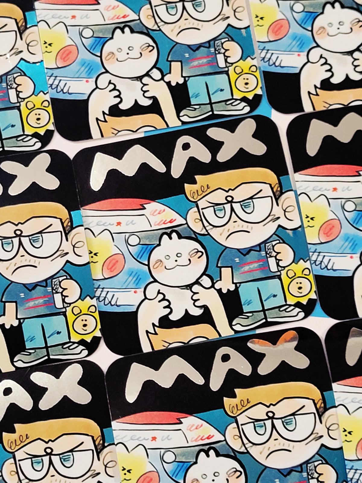 MAX SHINY - F1 DIE CUT STICKER