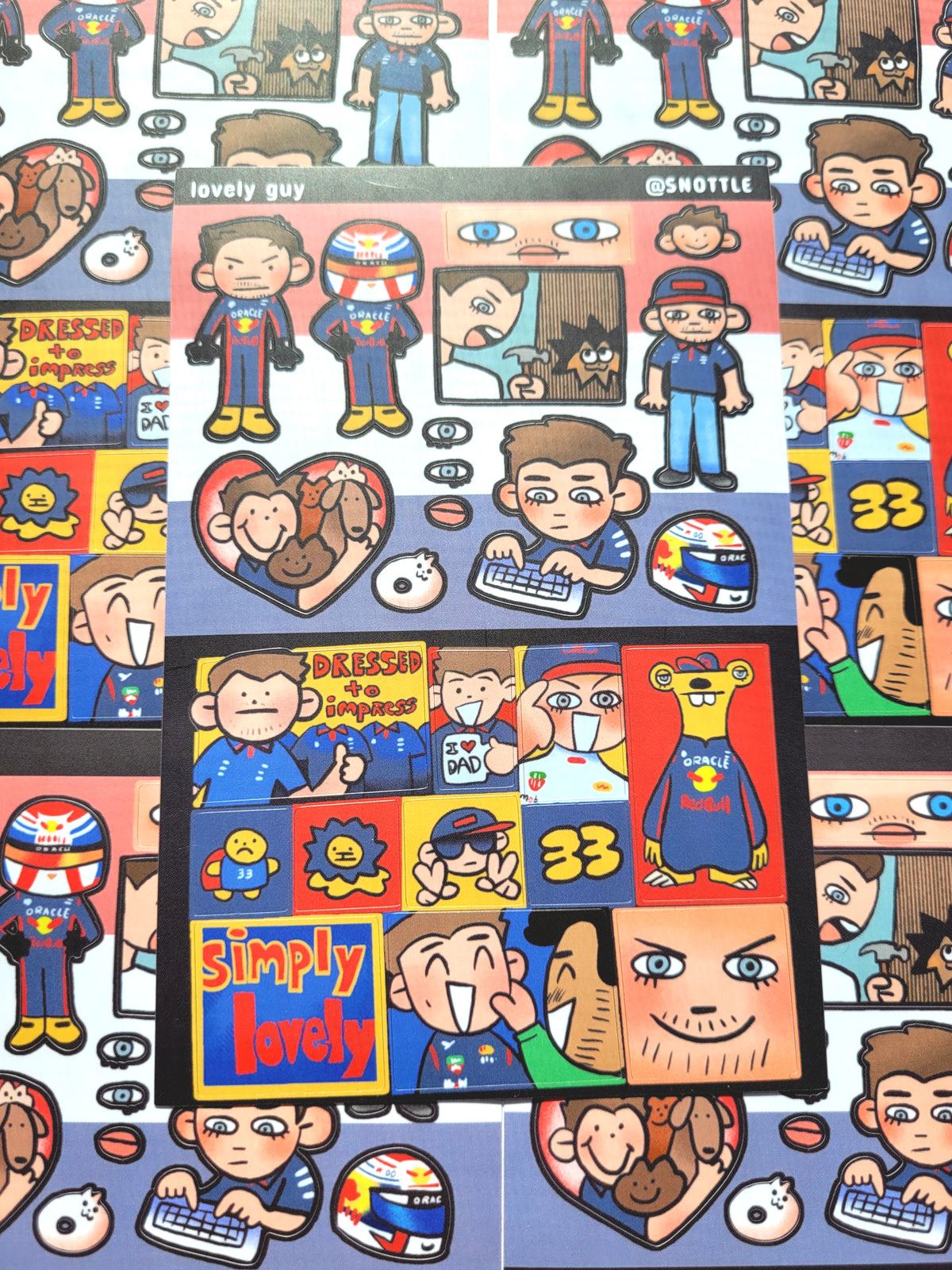 LOVELY GUY STICKER SHEET