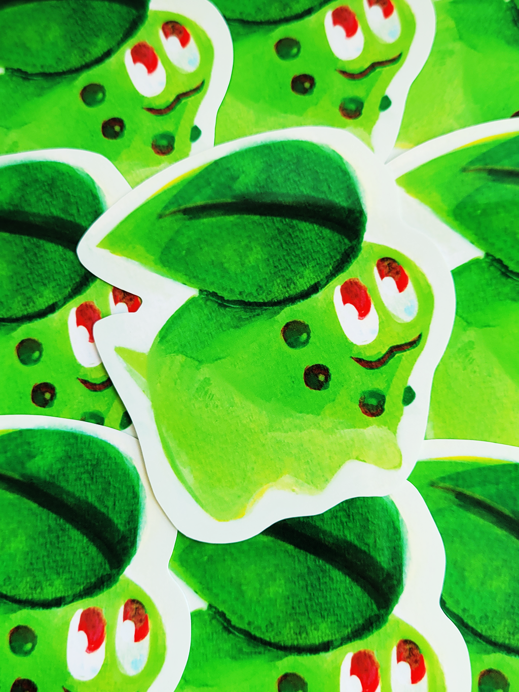 CHIKORITA DIE CUT STICKER