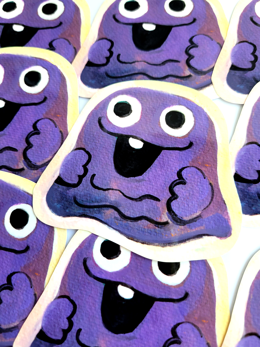 GRIMER TOOH DIE CUT STICKER