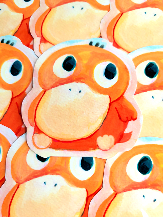 PSYDUCK DIE CUT STICKER