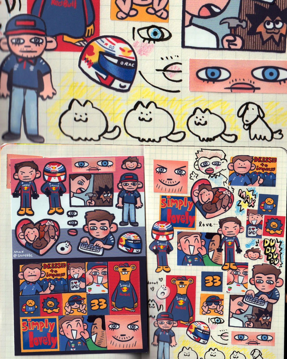 F1 STICKER SHEET