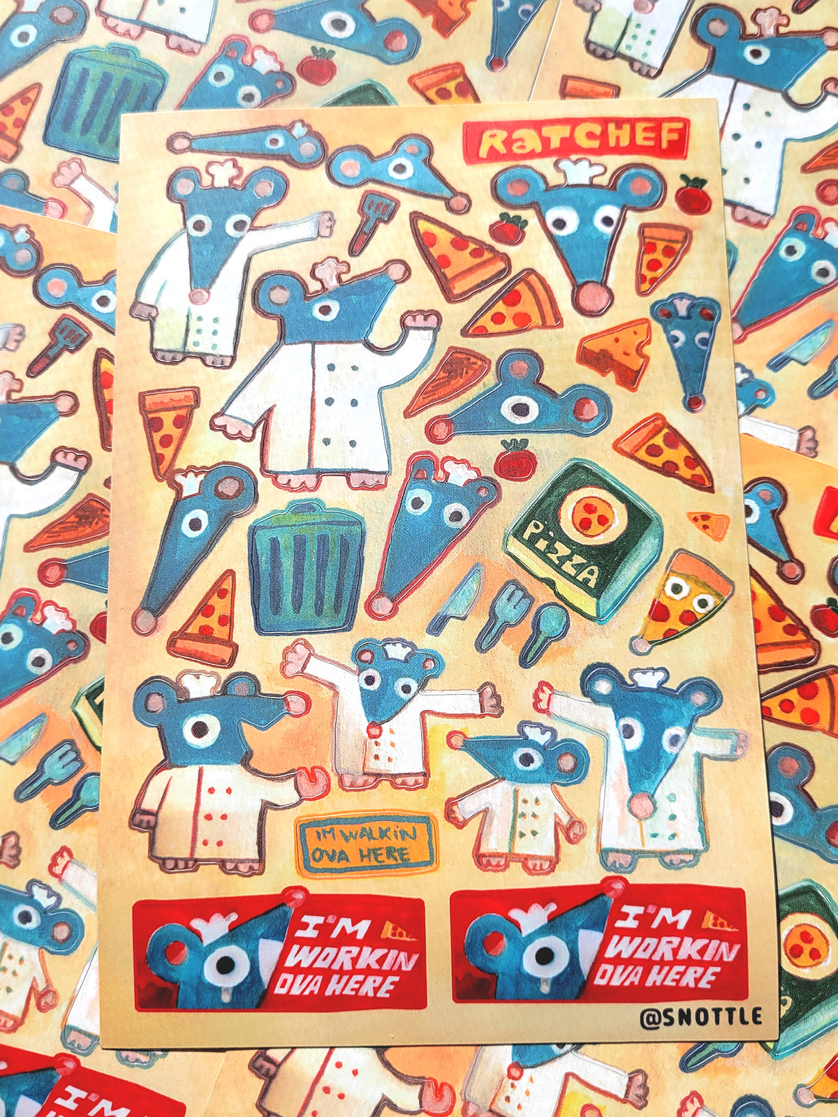 RATCHEF STICKER SHEET