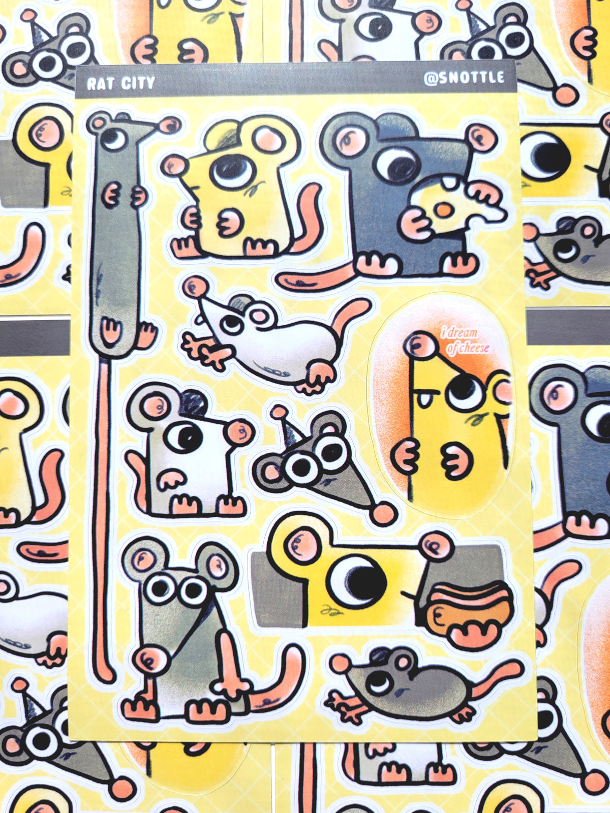 RAT CITY STICKER SHEET