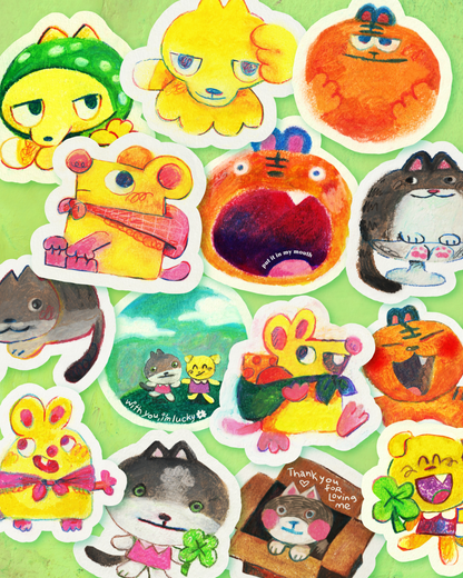 ORIGINAL PASTEL STICKERS