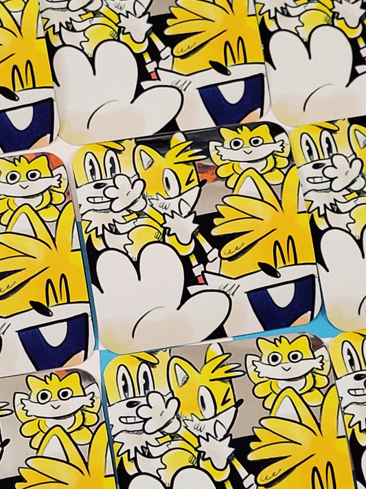 SHINY TAILS - SANIC STICKER