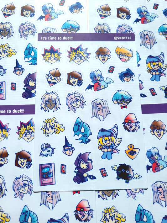 DUEL TIME STICKER SHEET
